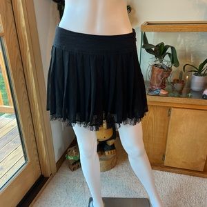 Royal Bones Goth Mini Skirt